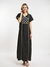 Evolove Women's Cotton Long Maxi Night Gown Nighty Dress with Pocket & Stylish Button, Super Soft Comfortable